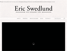 Tablet Screenshot of ericswedlund.com